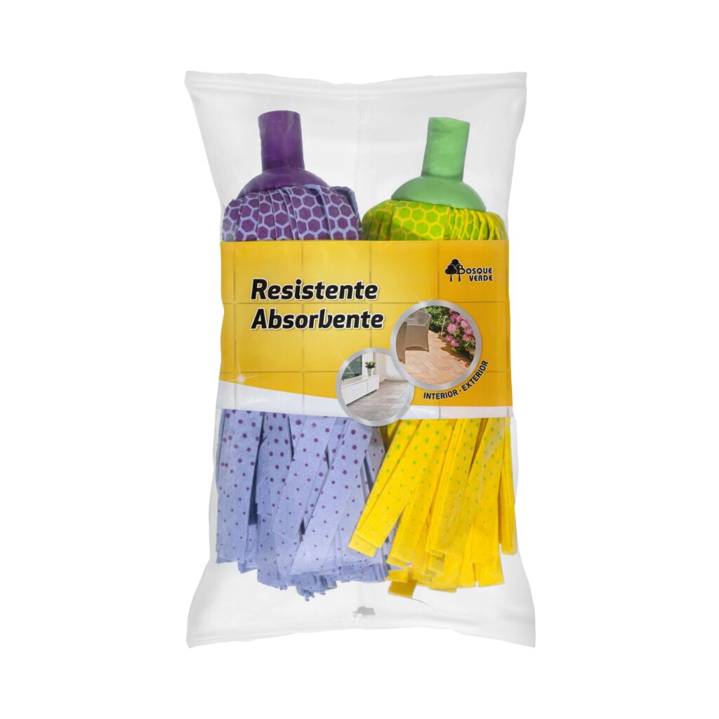 Fregona Resistente y Absorbente Bosque Verde suelos de interior y exterior