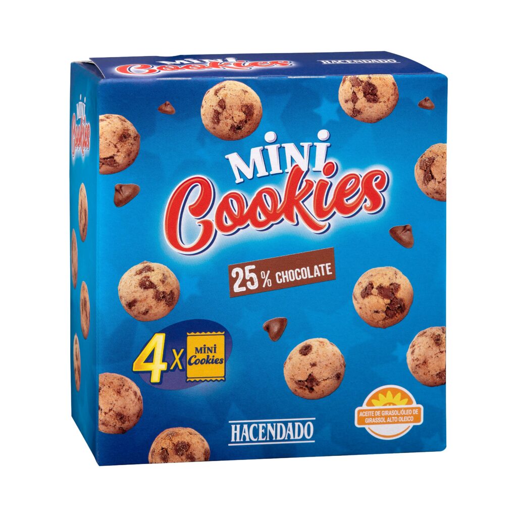 Galletas mini cookies Hacendado