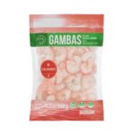 Gamba pelada cruda tamaño grande Hacendado ultracongelada Gamba pelada cruda tamaño grande Hacendado ultracongelada
