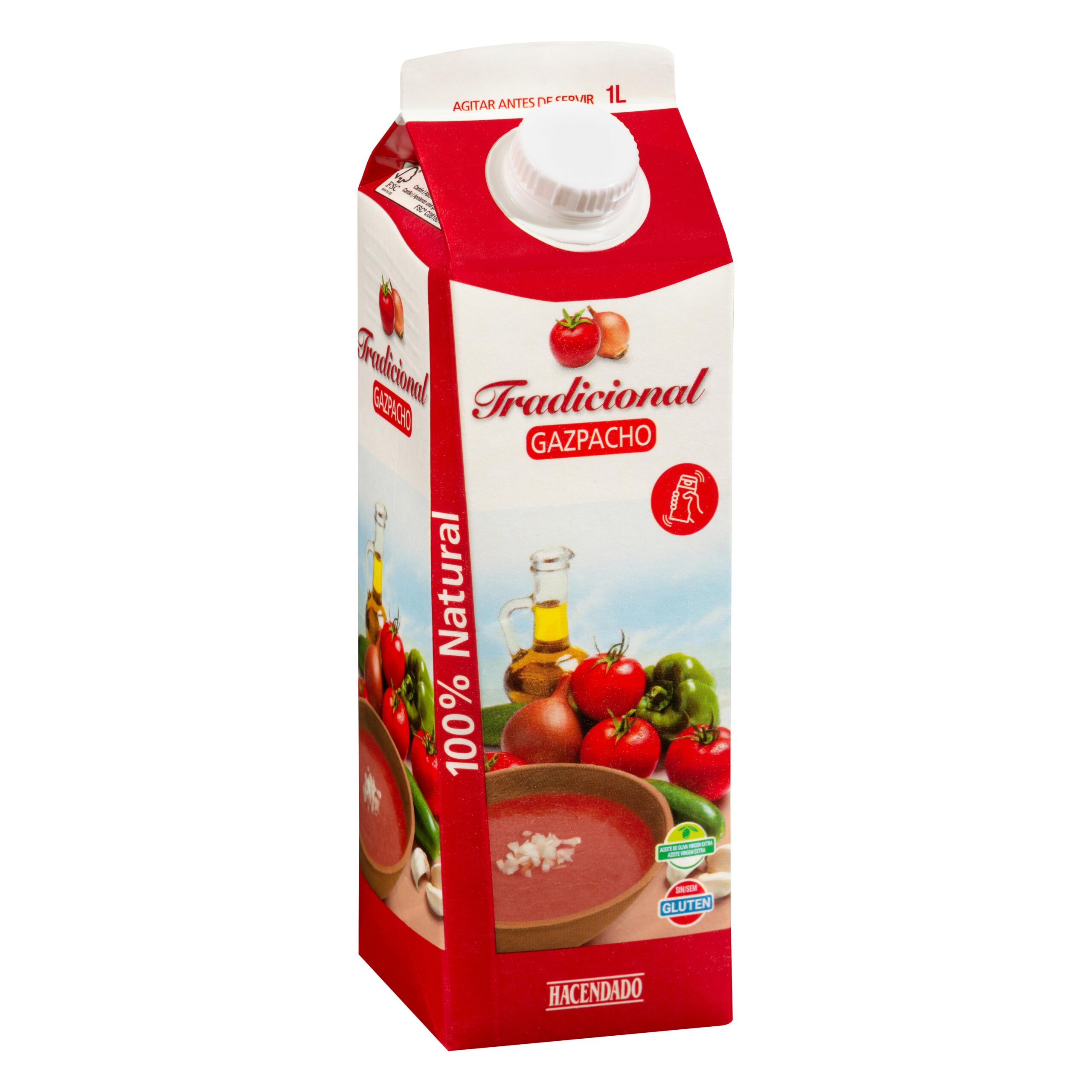 Gazpacho tradicional Hacendado Mercadona