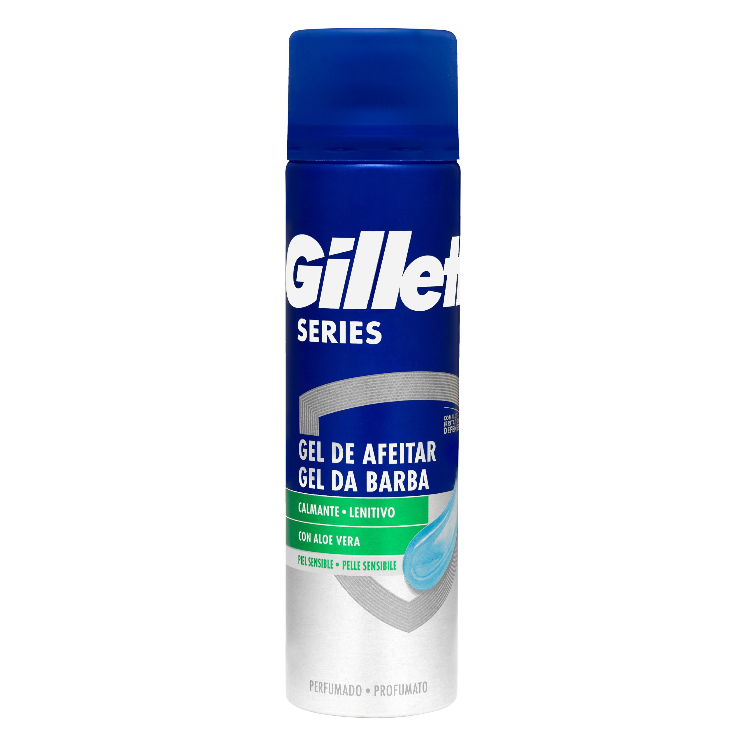 Gel de afeitar piel sensible Gillette con aloe vera Mercadona
