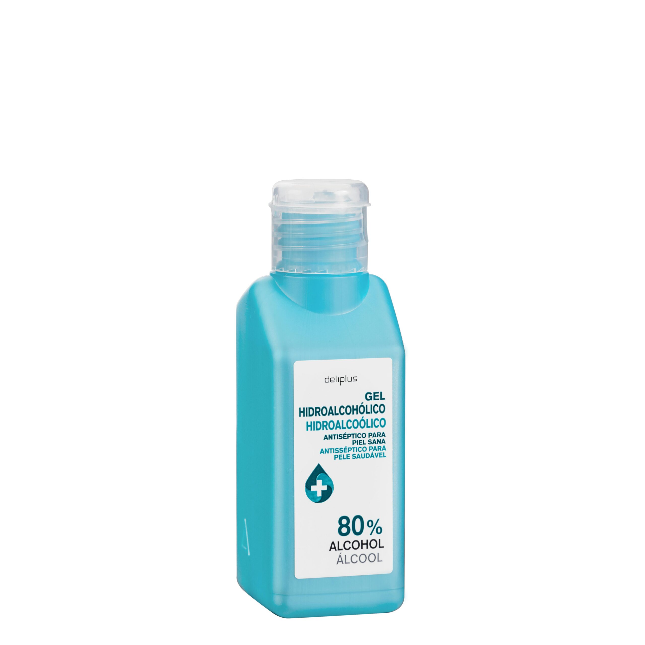 Gel de manos hidroalcohólico 80% alcohol Deliplus antiséptico sin aclarado Mercadona