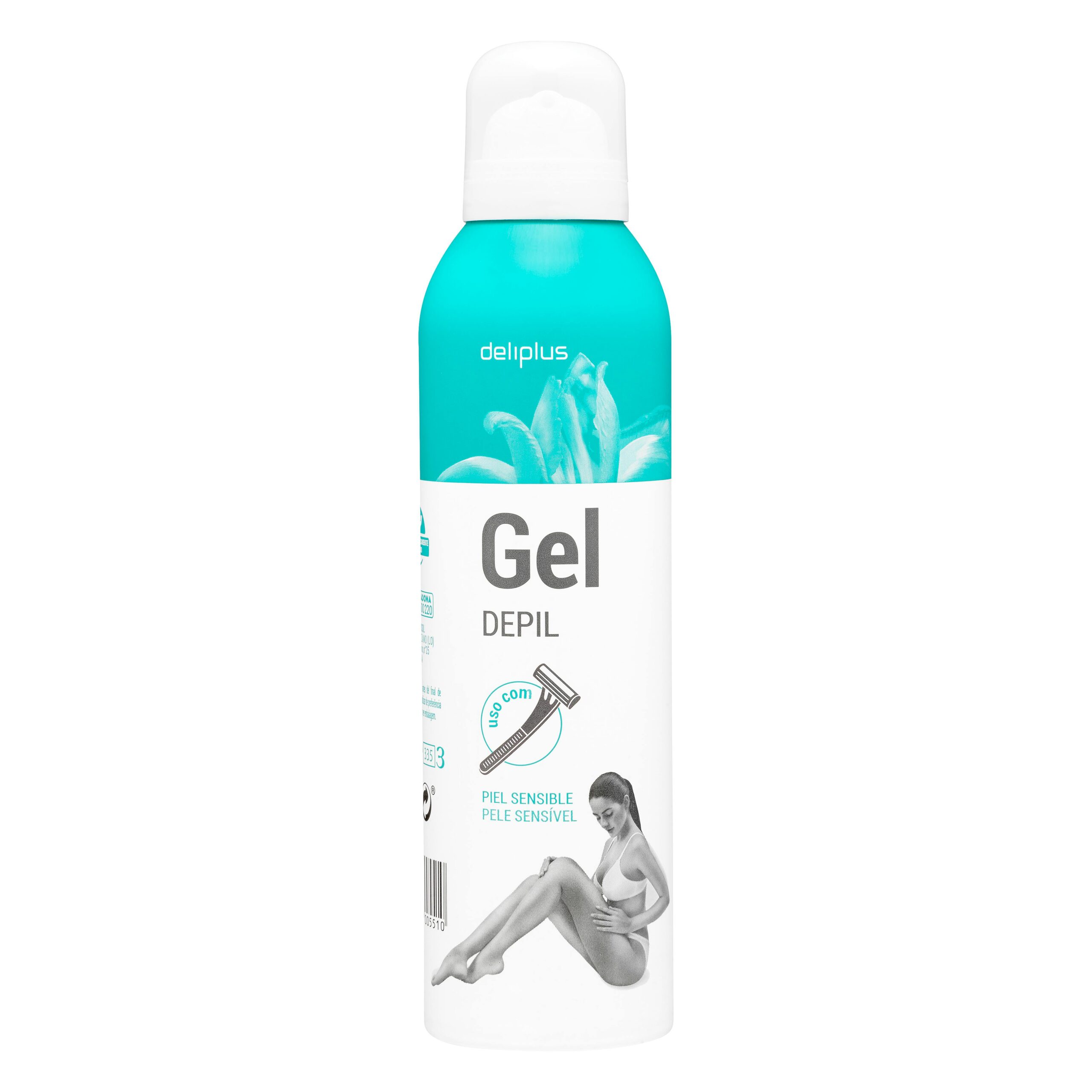 Gel para depilar con cuchilla Deliplus piel sensible Gel para depilar con cuchilla Deliplus piel sensible