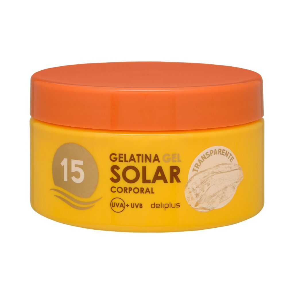 Gelatina solar corporal Deliplus FPS 15