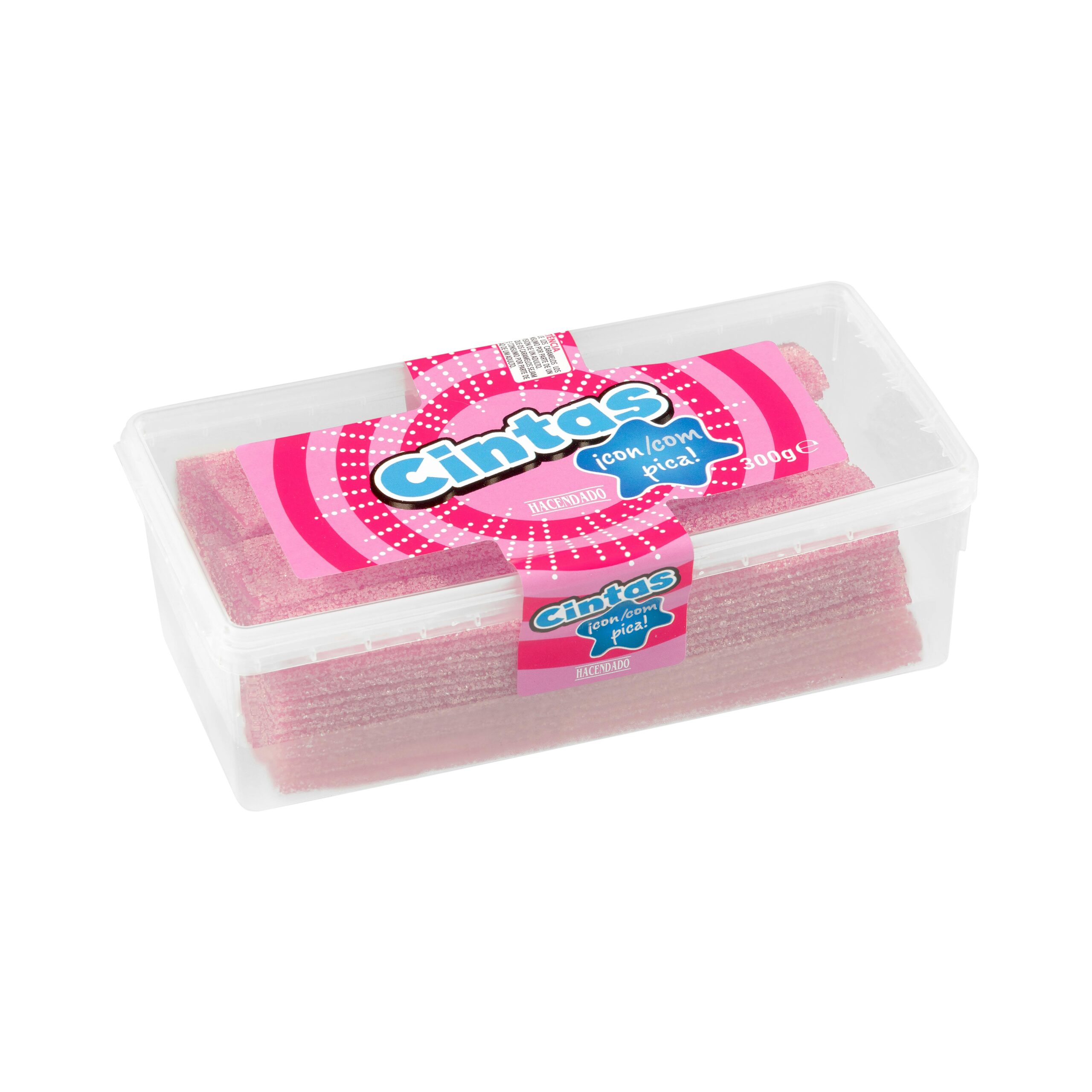 Golosinas Cintas de fresa con pica Hacendado Mercadona