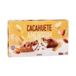 Helado barrita sabor cacahuete Hacendado con cobertura de chocolate con leche