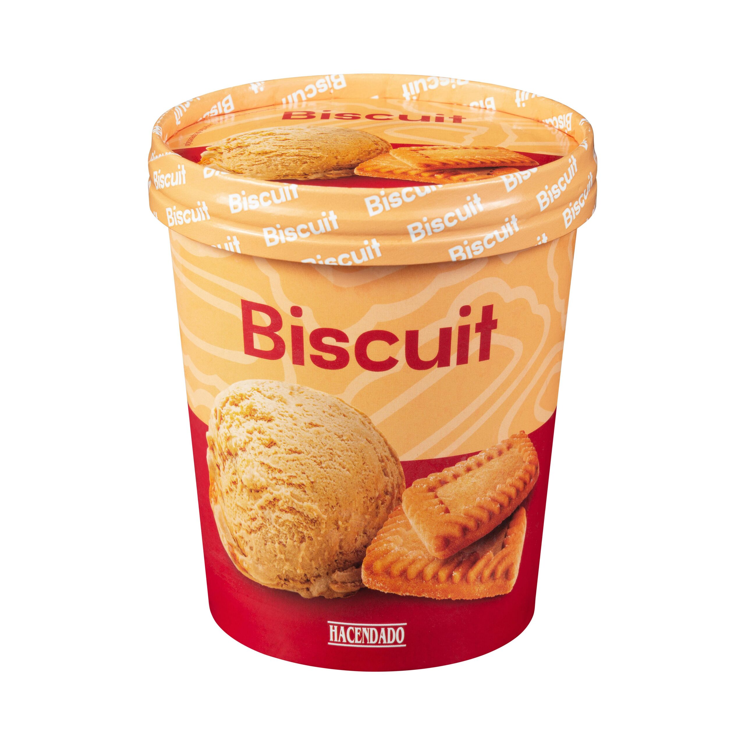 Helado Biscuit Hacendado sabor galleta caramelizada Mercadona