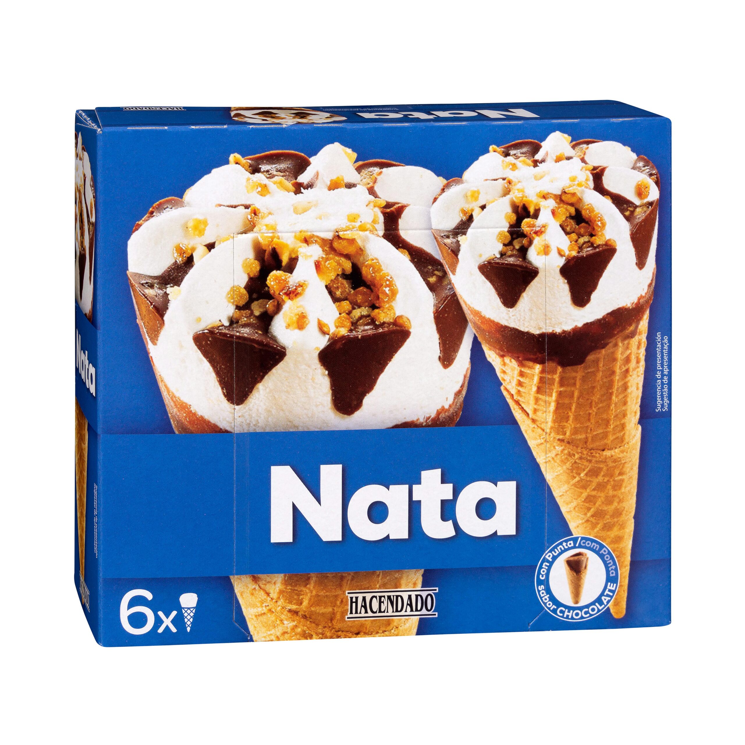 Helado cucurucho de nata Mercadona