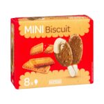 Helado mini bombón Biscuit Hacendado con galleta caramelizada