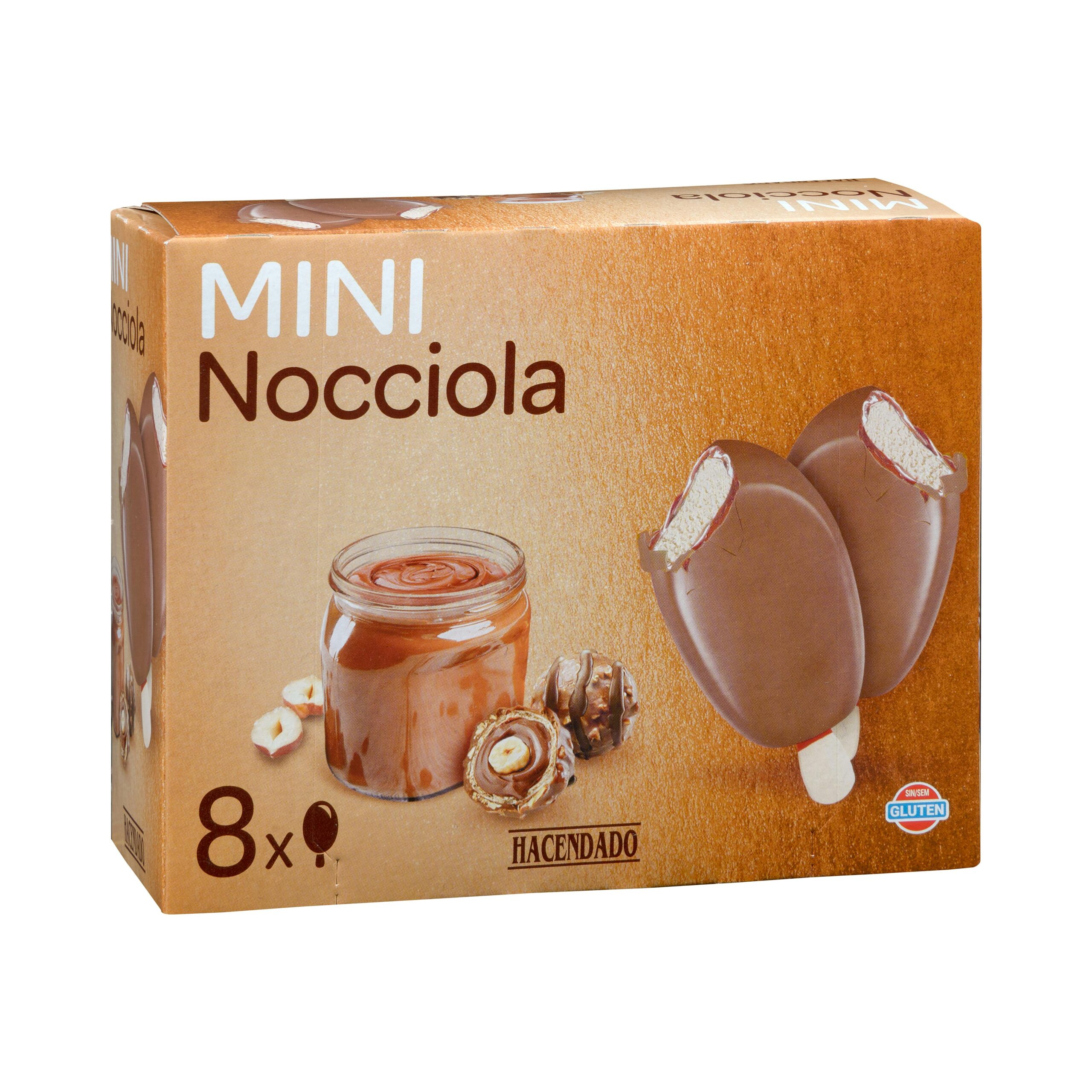 Helado mini nocciola Hacendado Mercadona
