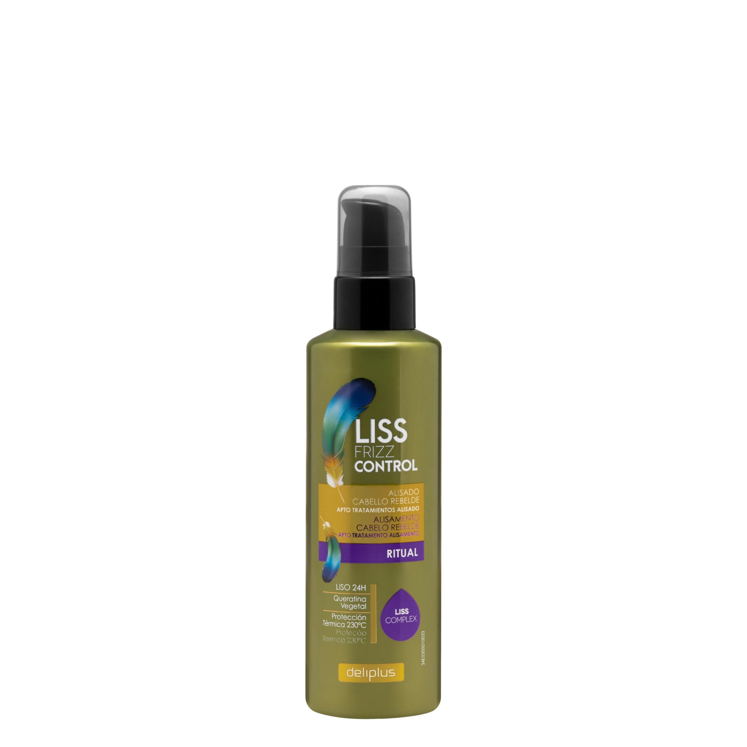 Hidrocrema Liss Frizz Control Deliplus cabello rebelde con vitamina E y queratina, protección térmica 230ºC Mercadona
