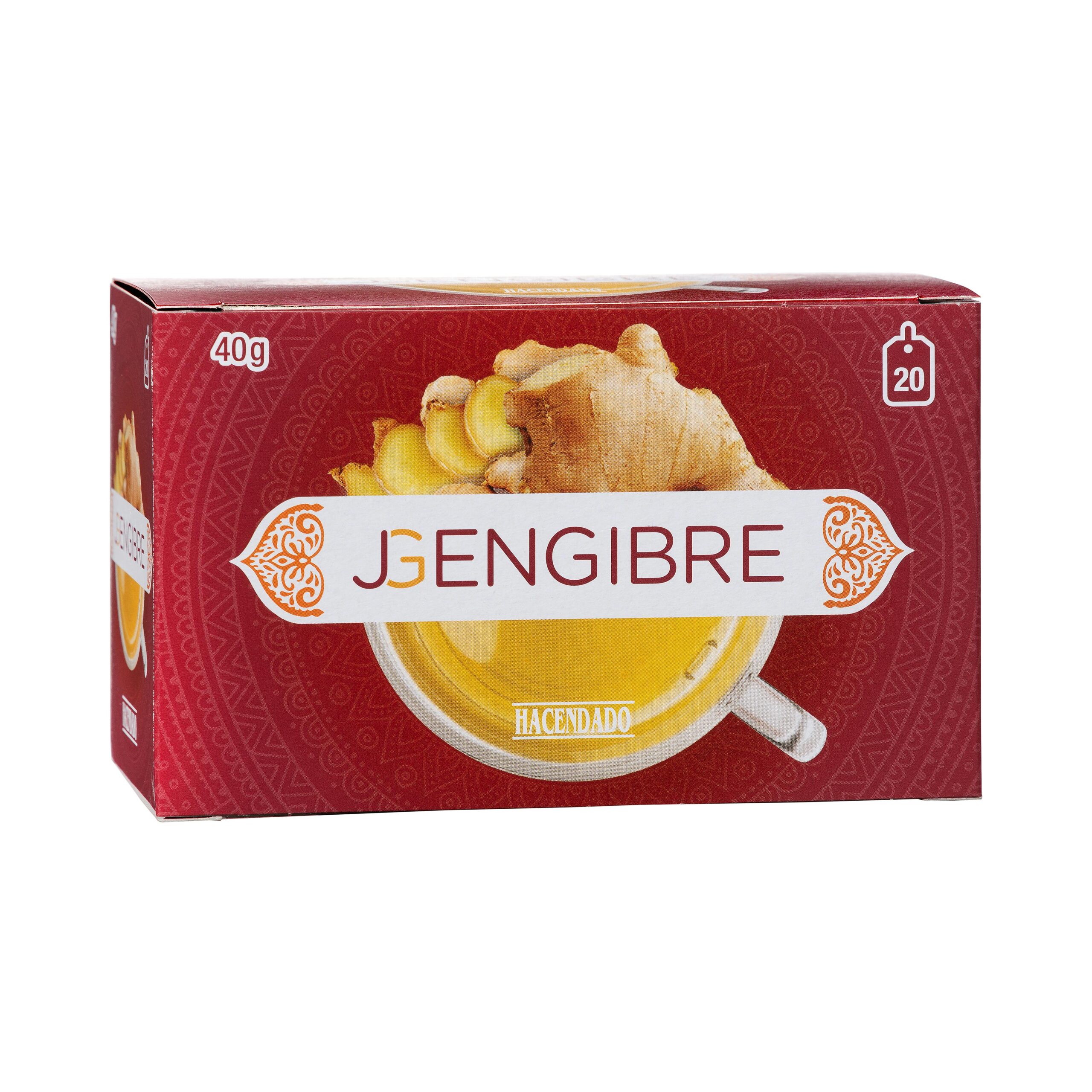 Infusión Jengibre Hacendado Mercadona