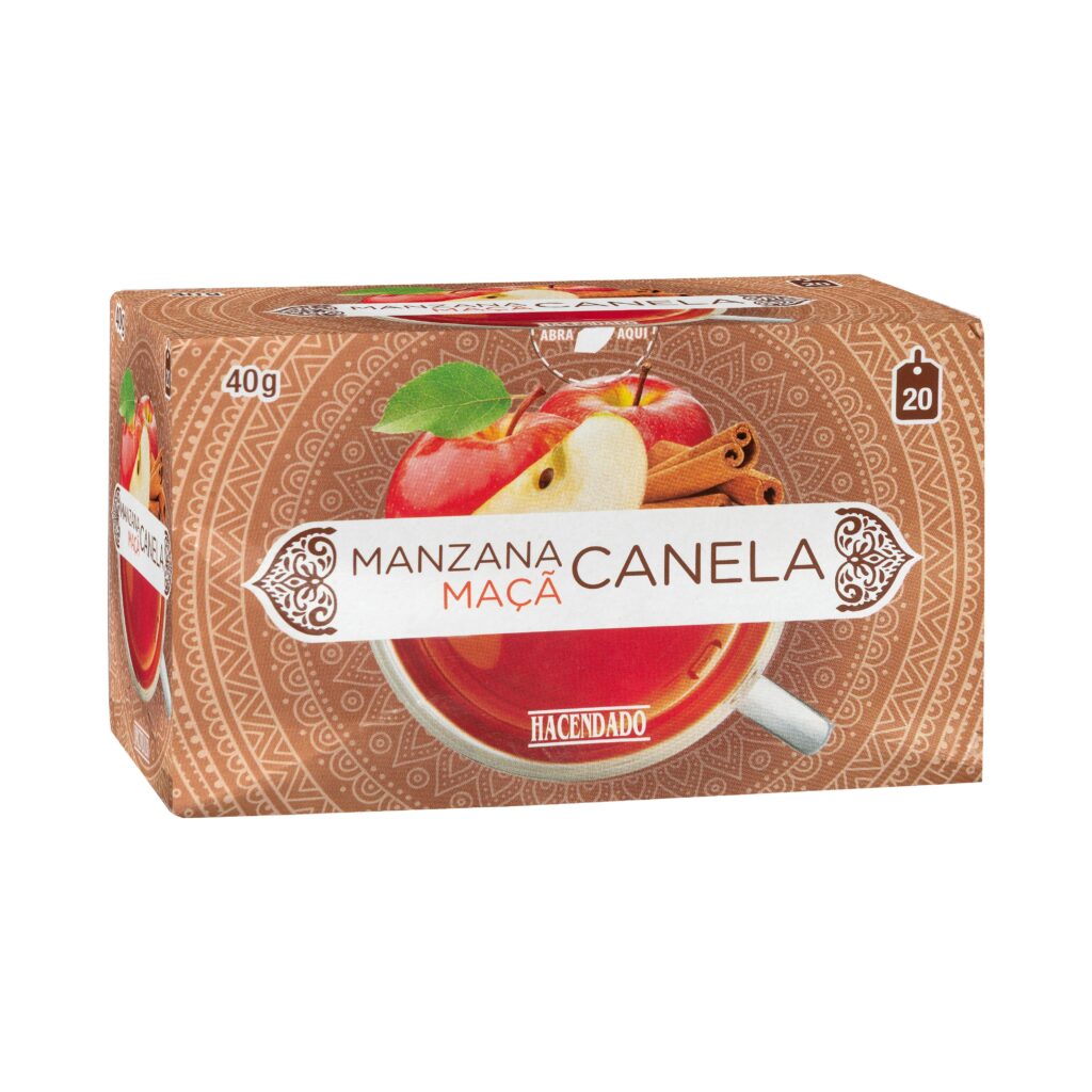 Infusión manzana y canela Hacendado