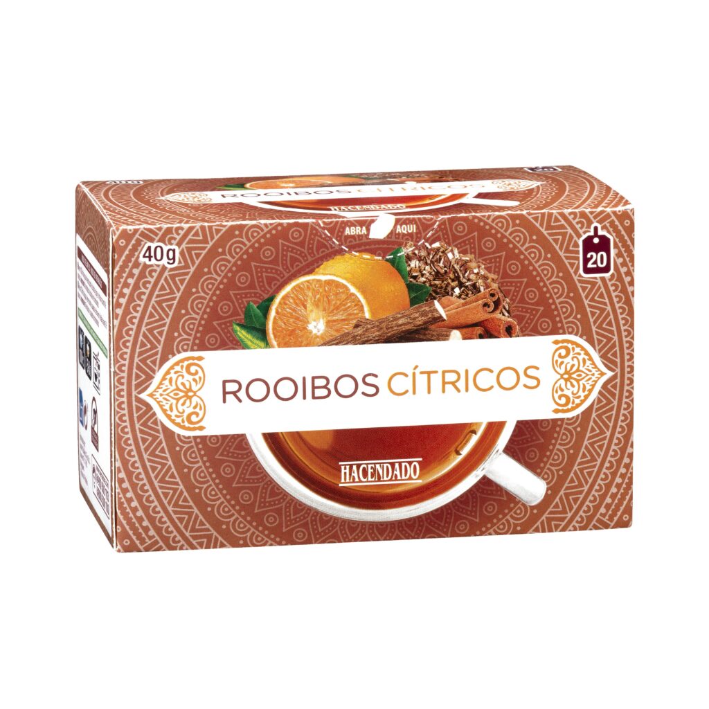 Infusión Rooibos cítricos Hacendado