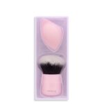 Kit de pinceles maquillaje Deliplus contiene esponja de maquillaje y brocha