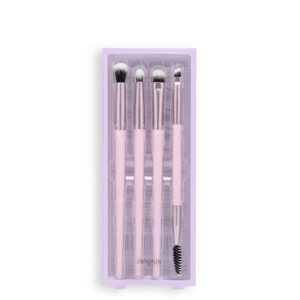Kit de pinceles ojos Deliplus contiene pincel difuminador