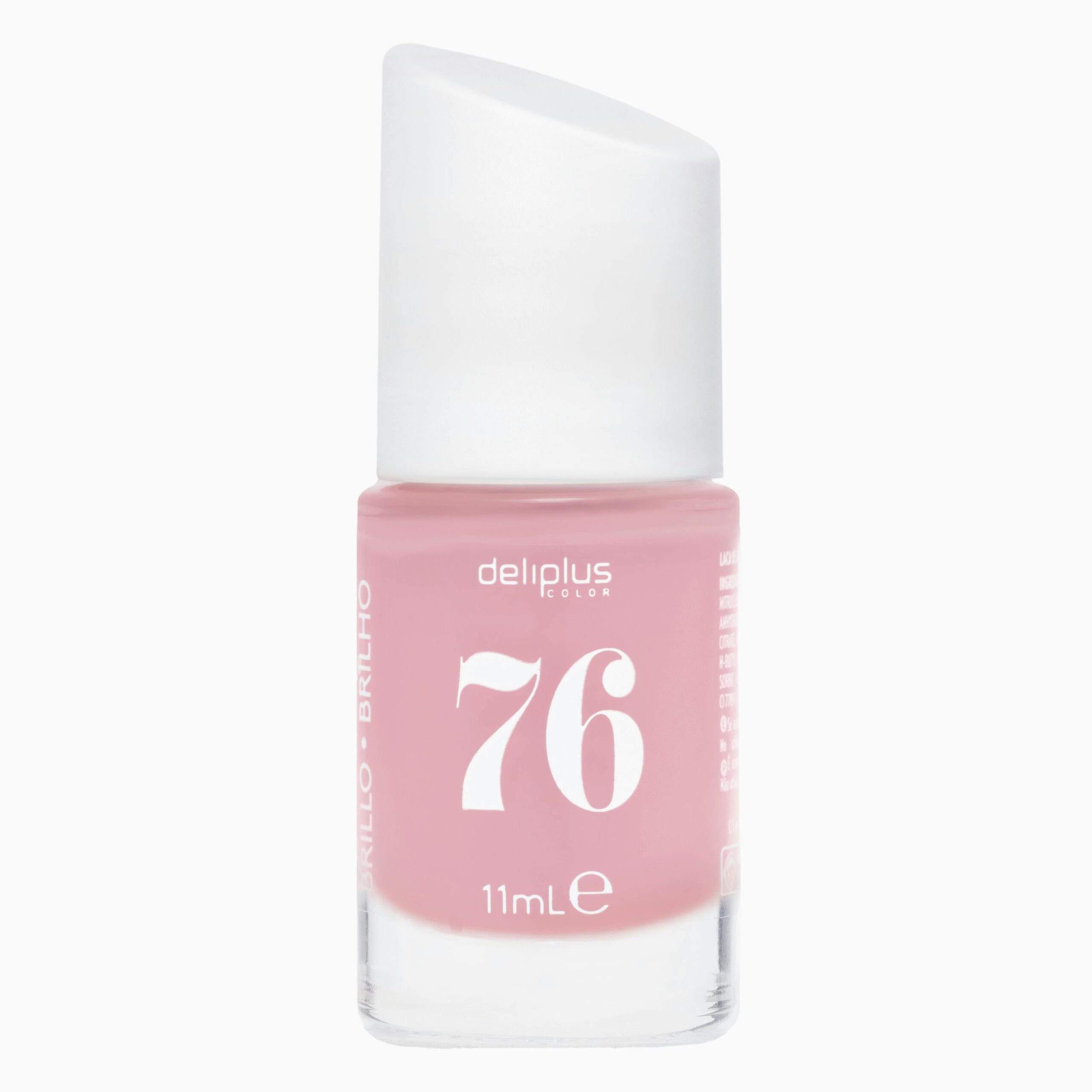 Laca de uñas alto brillo Deliplus 76 rosa medio Mercadona