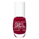 Laca de uñas efecto gel Deliplus 660 granate paso 1º de 2 Laca de uñas efecto gel Deliplus 660 granate paso 1º de 2
