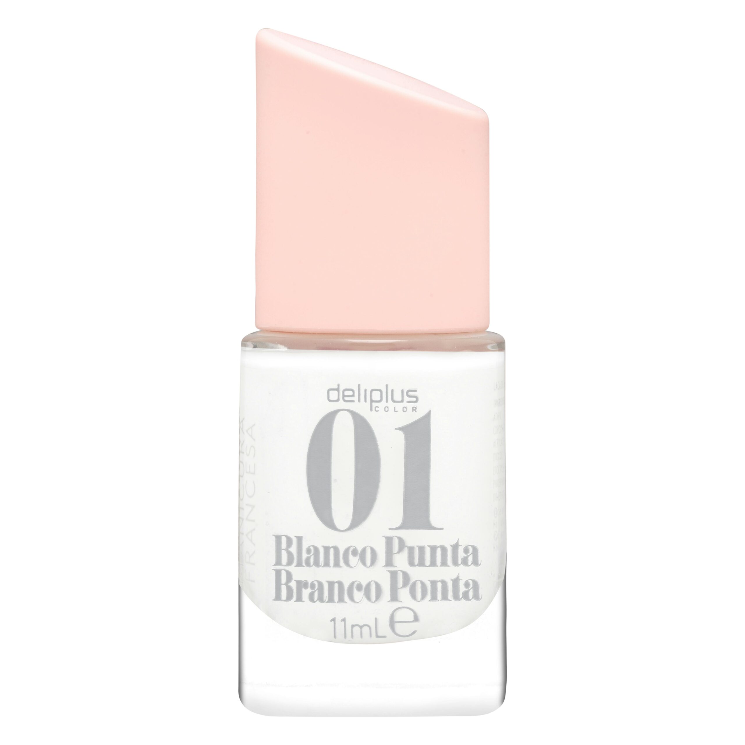 Laca de uñas manicura francesa Deliplus 01 blanco punta Mercadona
