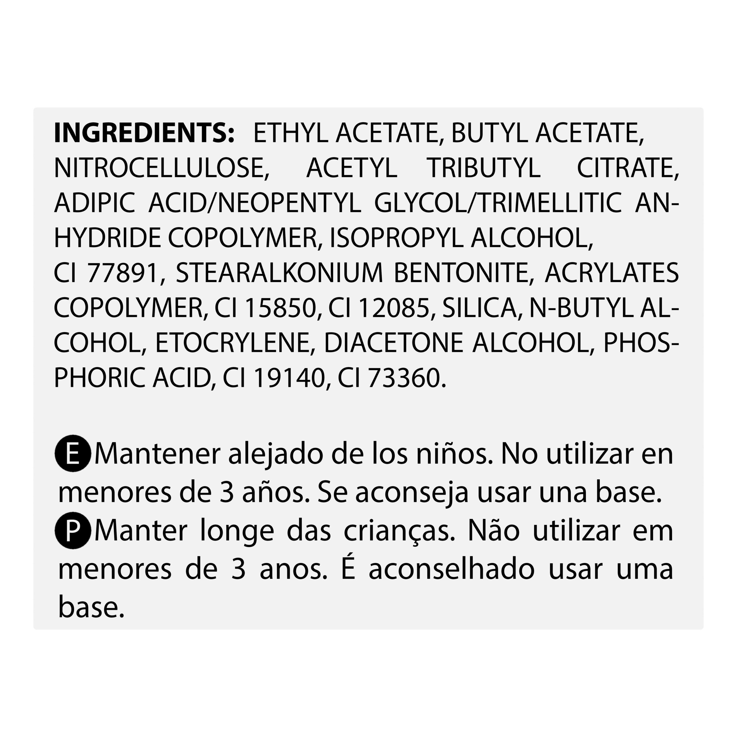 Etiqueta Laca de uñas secado rápido Deliplus 225 coral