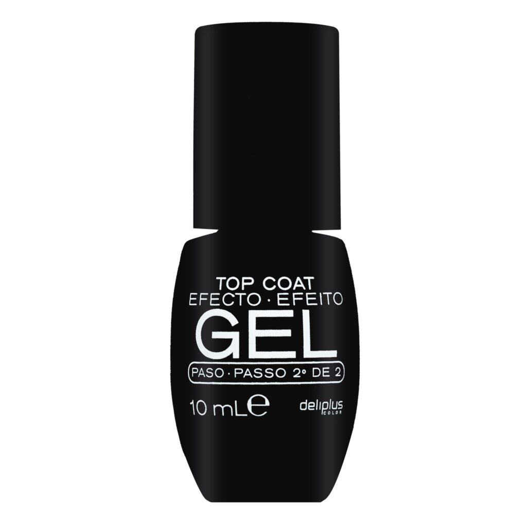 Laca de uñas top coat efecto gel Deliplus 662 paso 2º de 2