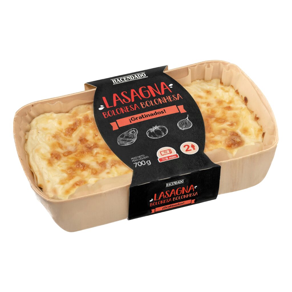 Lasaña boloñesa familiar Hacendado