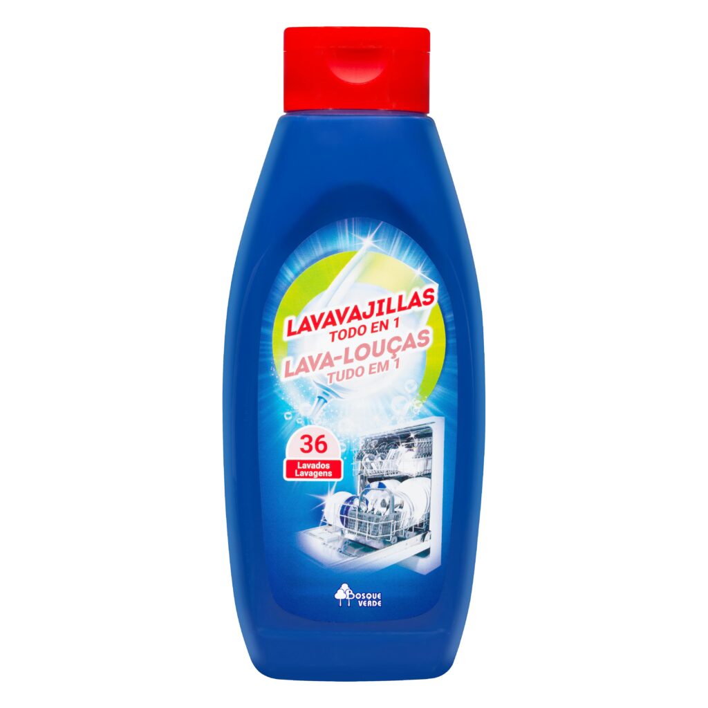 Lavavajillas Bosque Verde en gel lavado a máquina