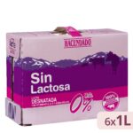 Leche desnatada sin lactosa Hacendado Leche desnatada sin lactosa Hacendado