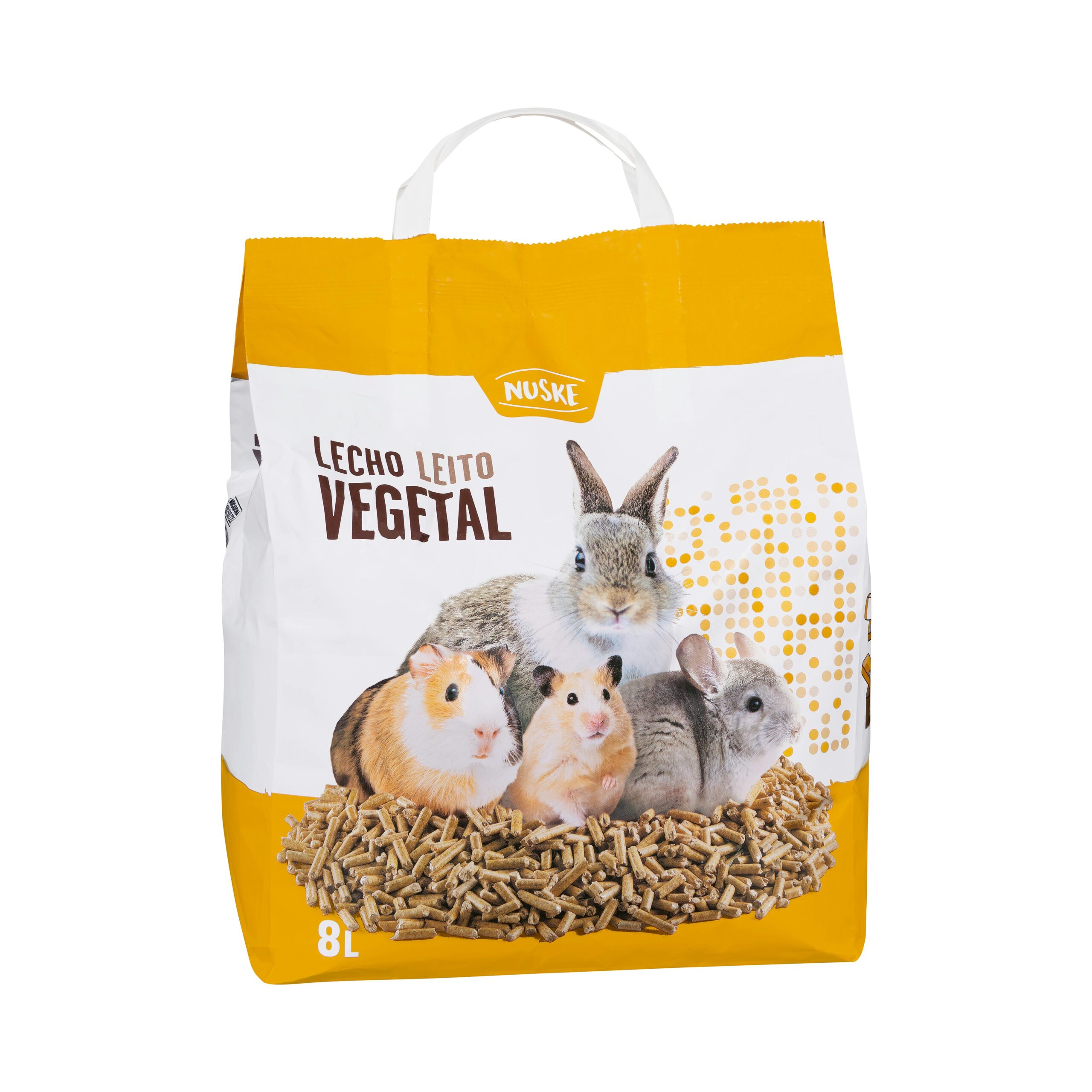 Lecho vegetal para pequeñas mascotas Nuske Mercadona