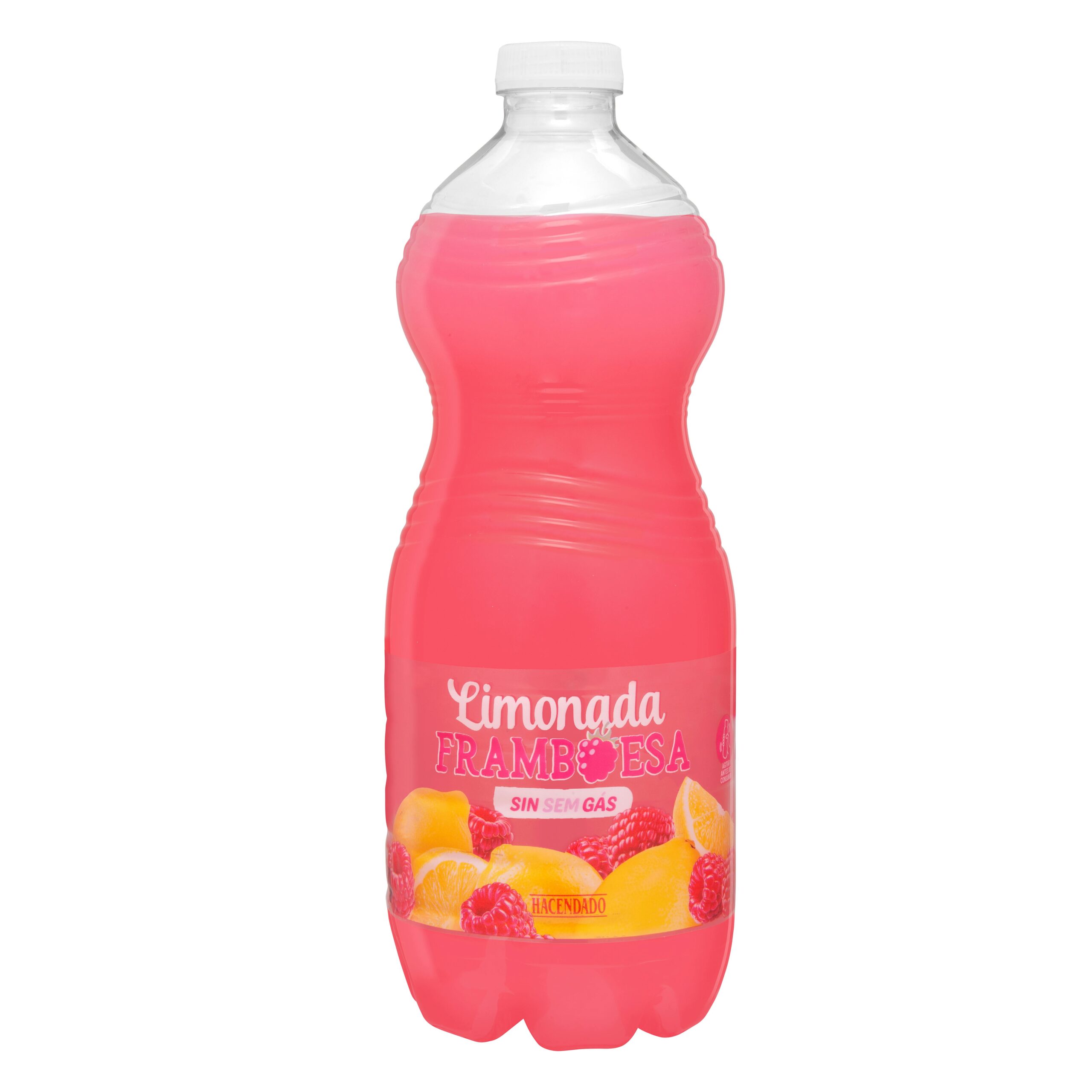 Limonada sabor frambuesa Hacendado sin gas Mercadona