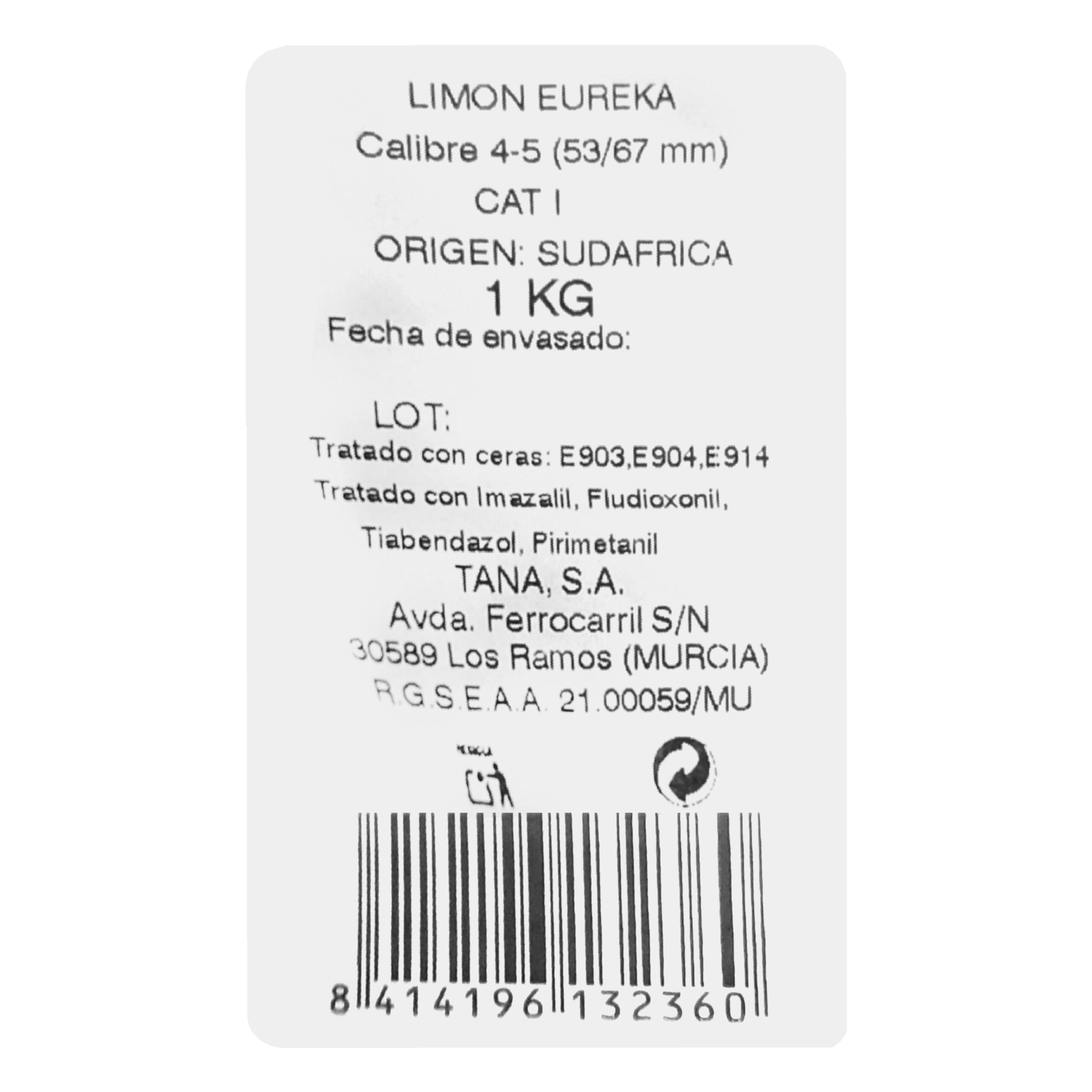 Etiqueta Limones