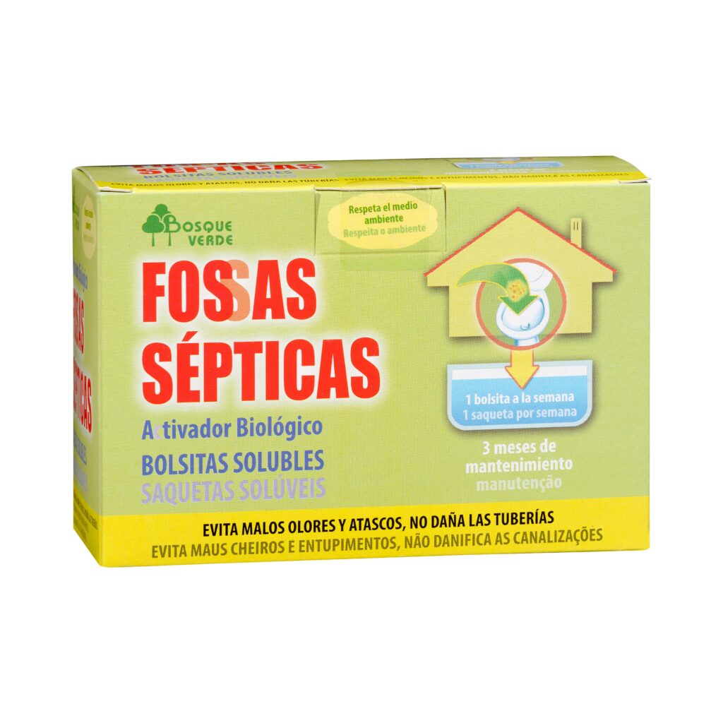 Limpiador fosas sépticas Bosque Verde bolsitas solubles