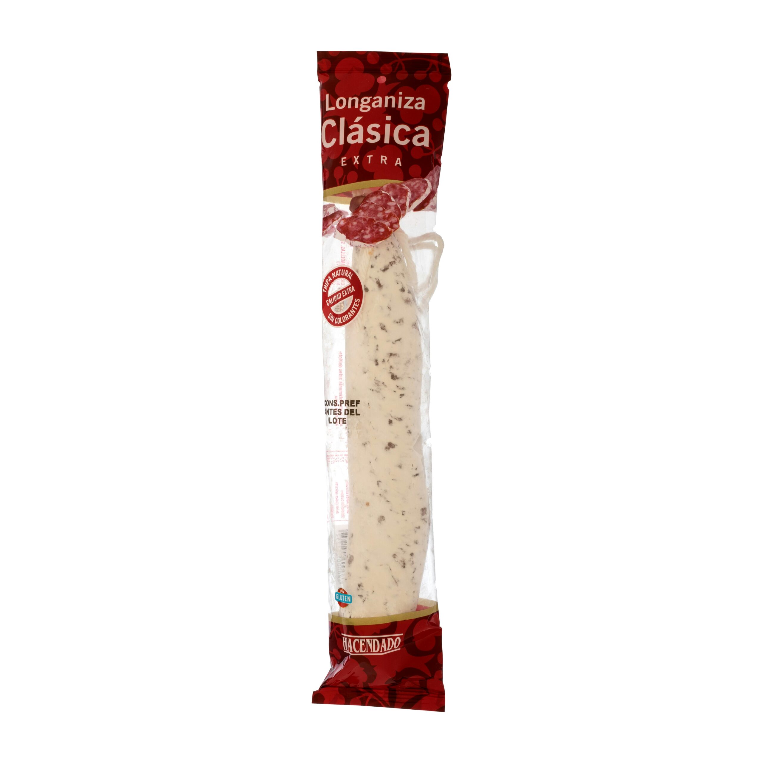 Longaniza clásica extra Hacendado Mercadona