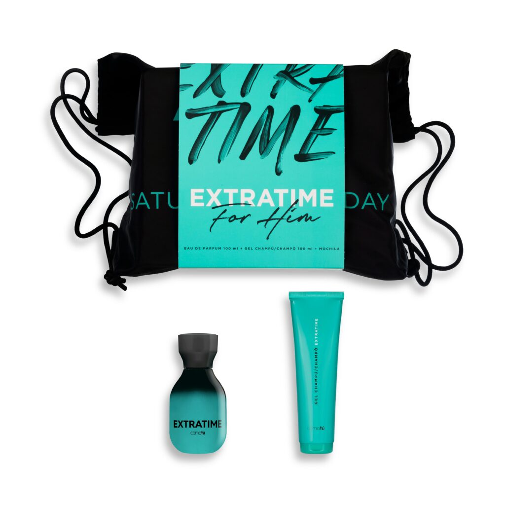 Lote hombre Como Tú Extratime contiene eau de parfum de 100ml
