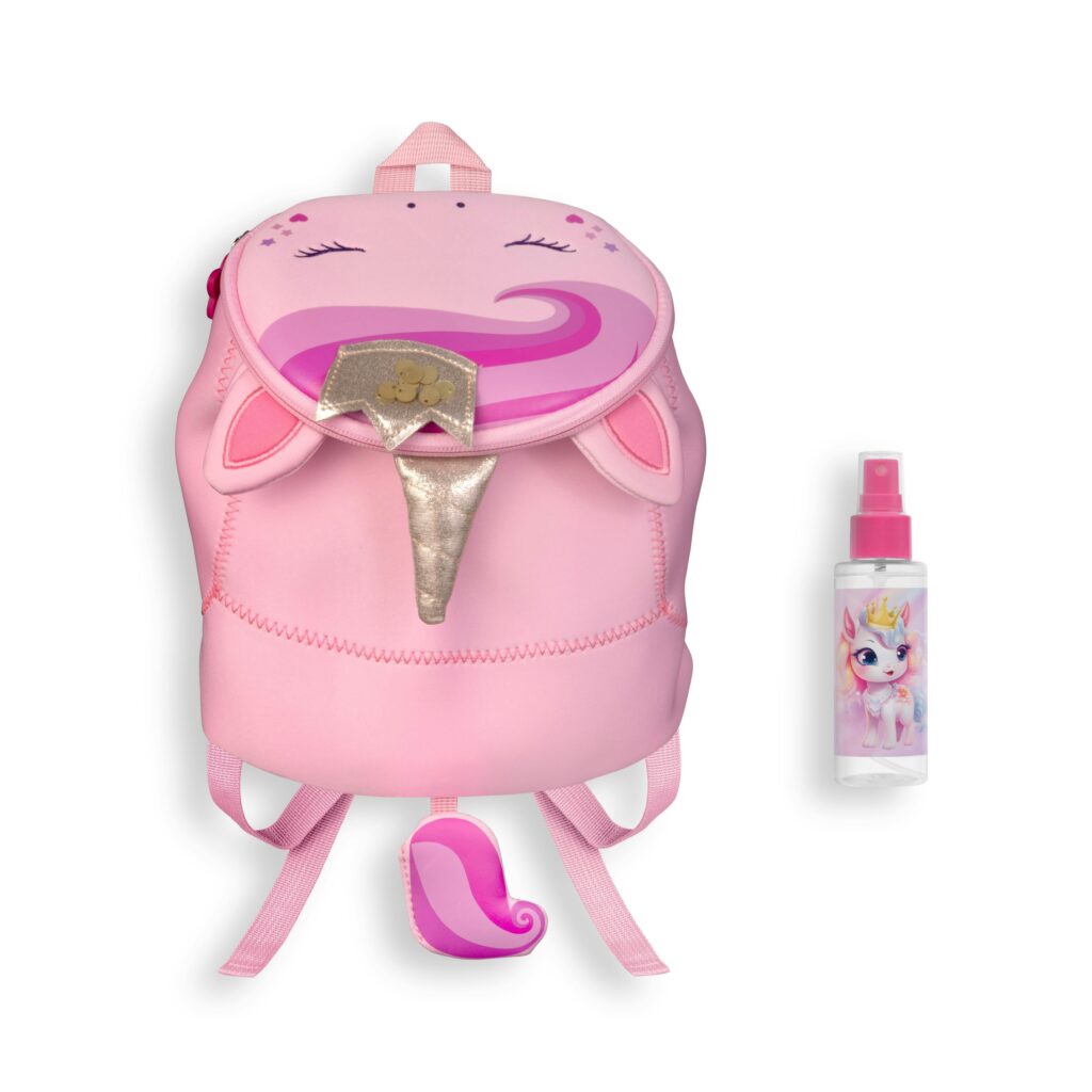 Lote infantil Unicornio contiene eau de toilette 100 ml y mochila