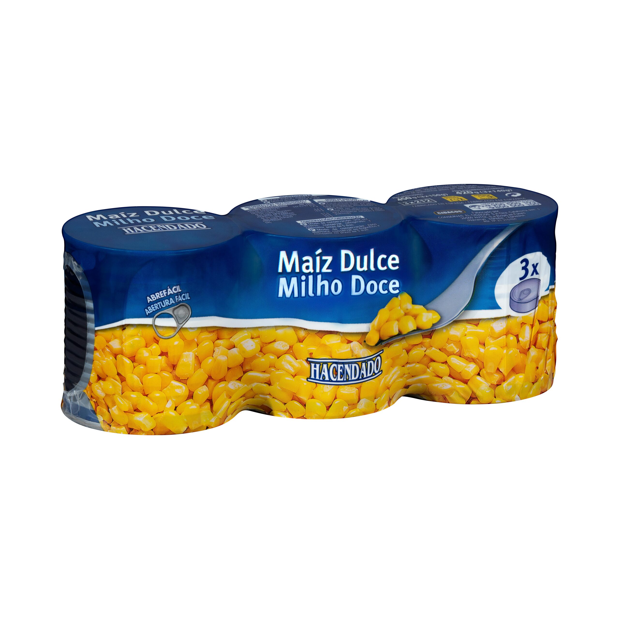 Maíz dulce Hacendado Mercadona