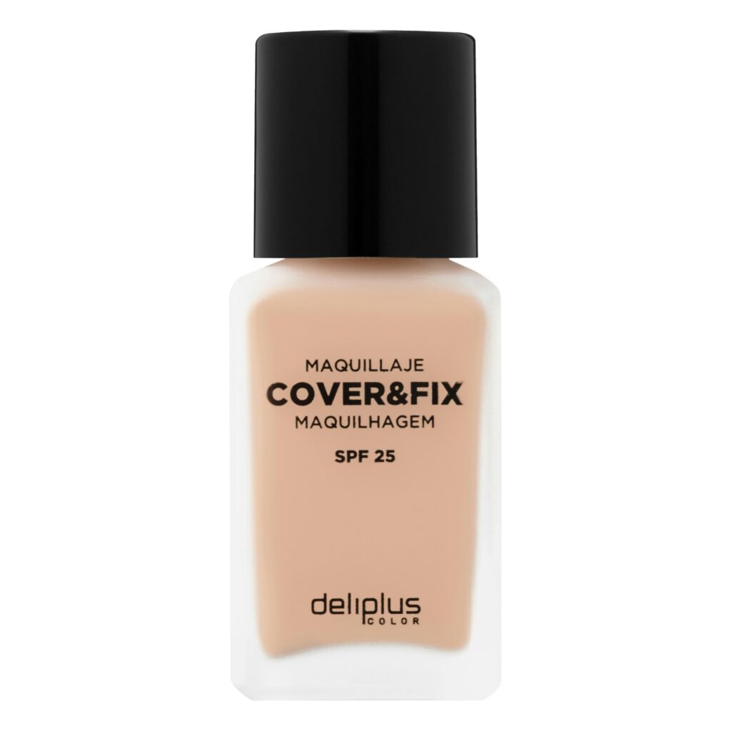 Maquillaje fluido Cover & Fix Deliplus 03 beige medio FPS 25