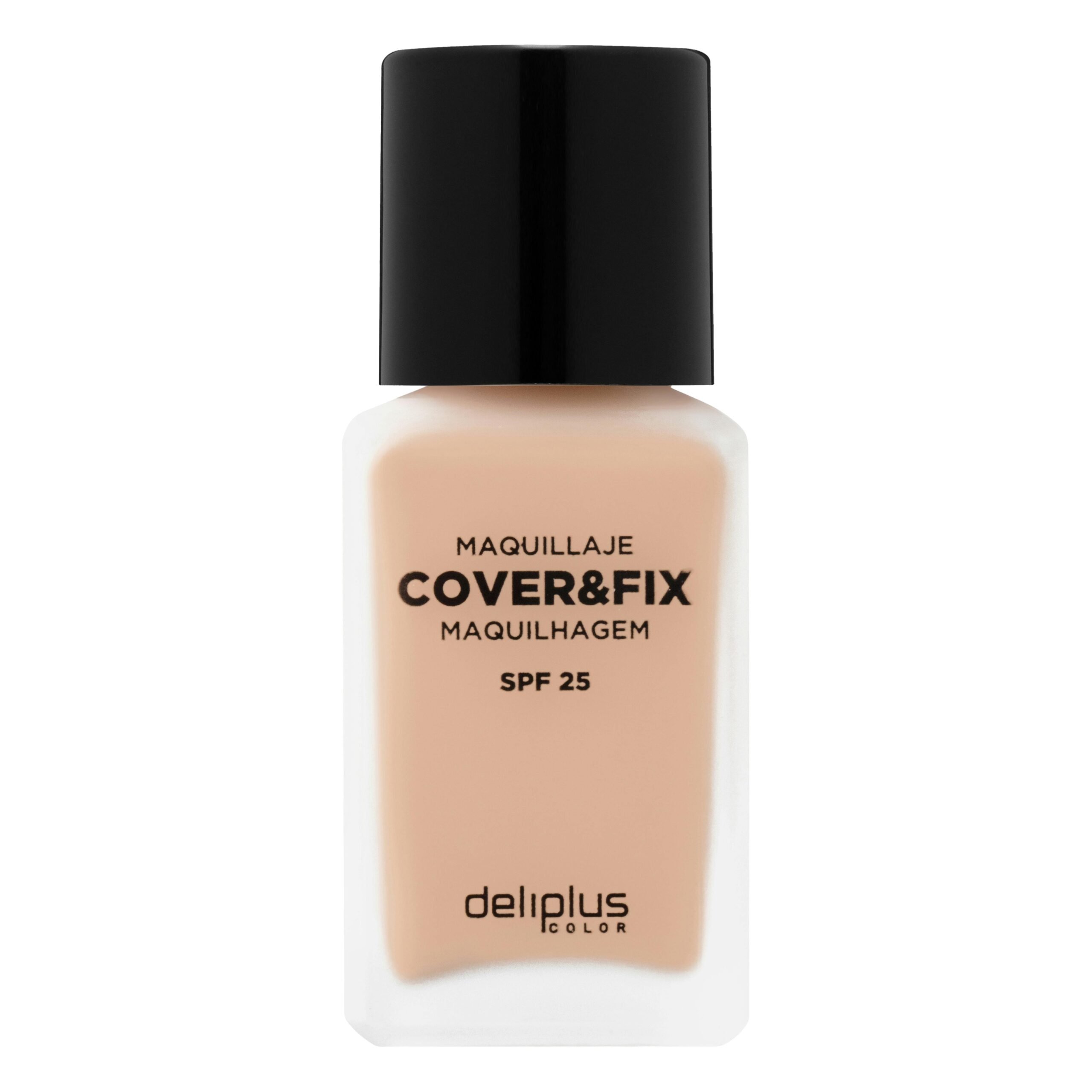 Maquillaje fluido Cover & Fix Deliplus 03 beige medio FPS 25 Mercadona