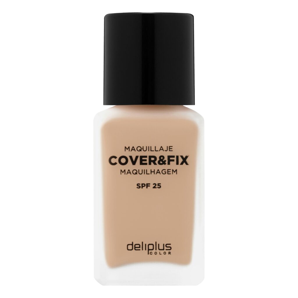 Maquillaje fluido Cover & Fix Deliplus 04 dorado FPS 25
