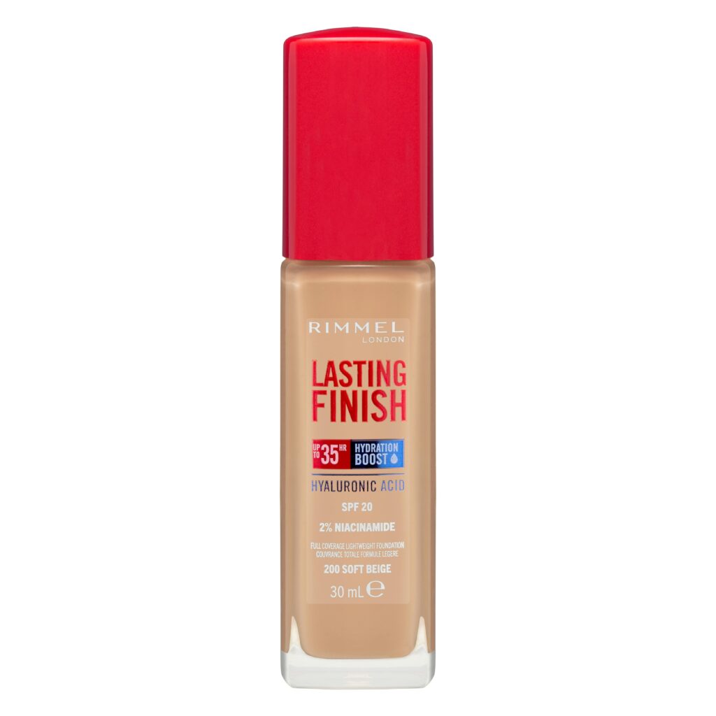 Maquillaje fluido Lasting Finish Rimmel London 200 Soft beige FPS 20