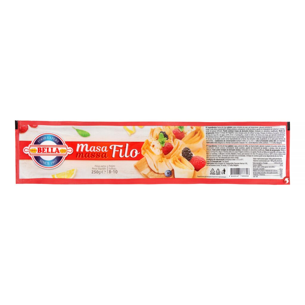 Masa filo Bella 8-10 hojas