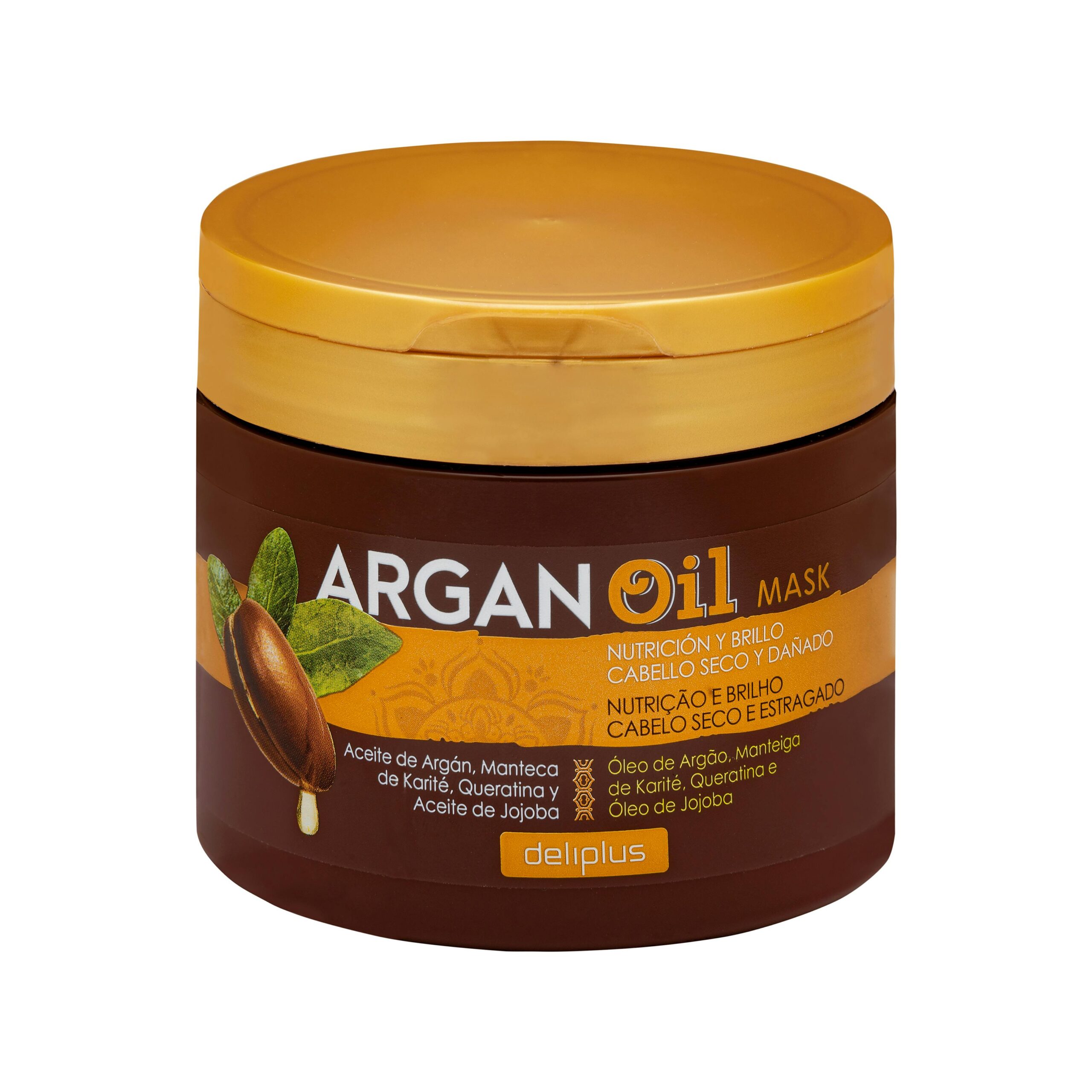 Mascarilla Argan Oil Deliplus cabello seco y dañado Mercadona