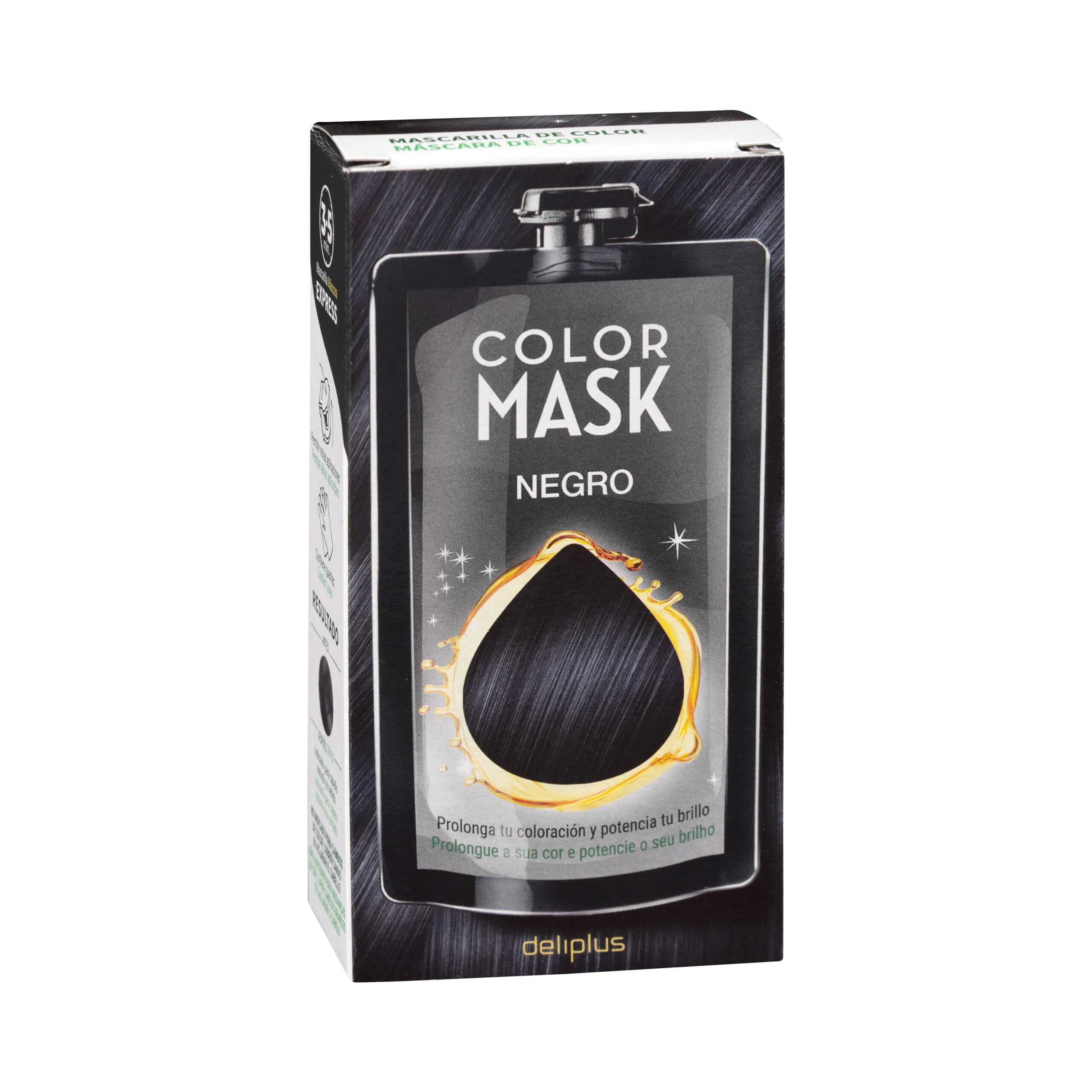 Mascarilla cabello negro Deliplus Mercadona