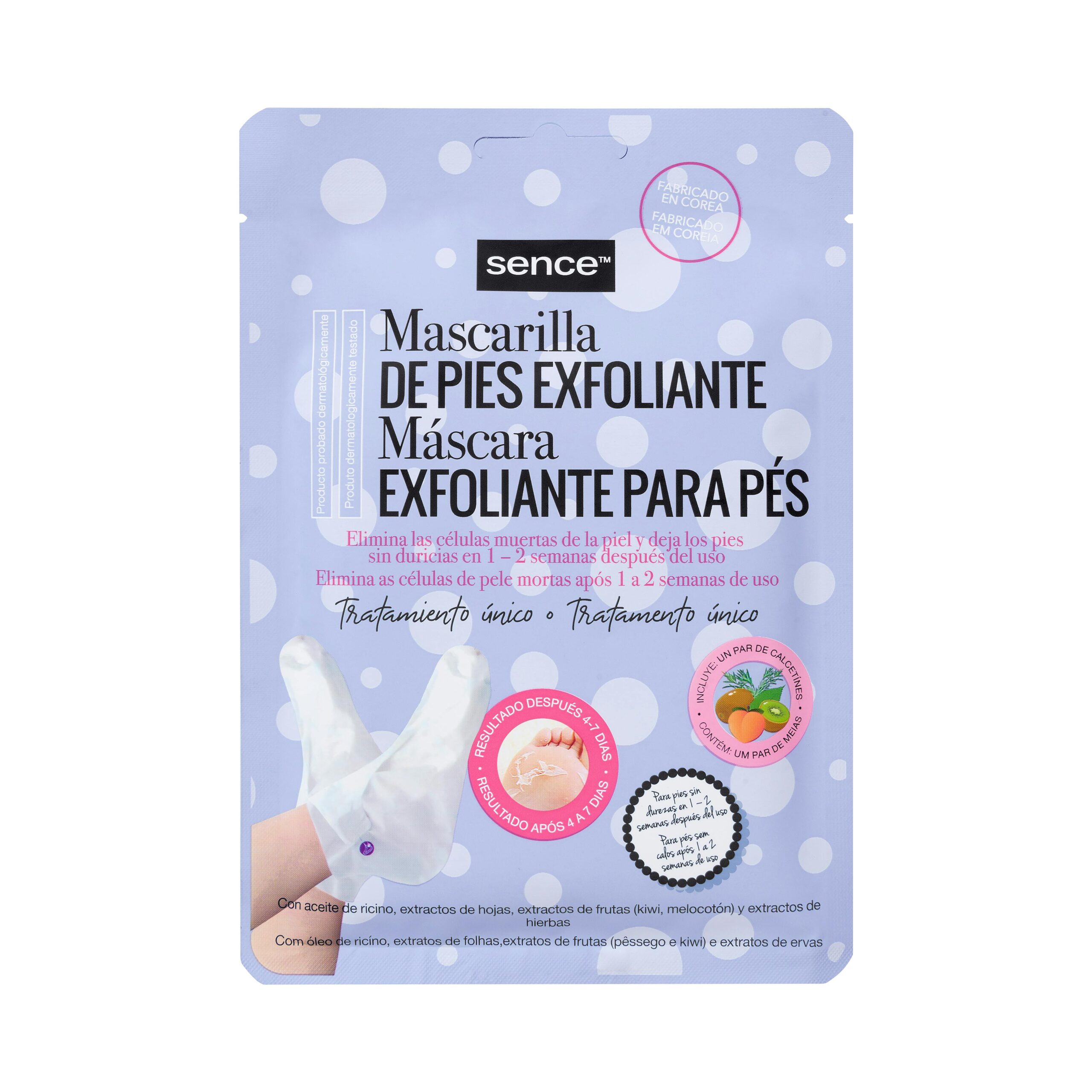 Mascarilla de pies Exfoliante Sence Mercadona