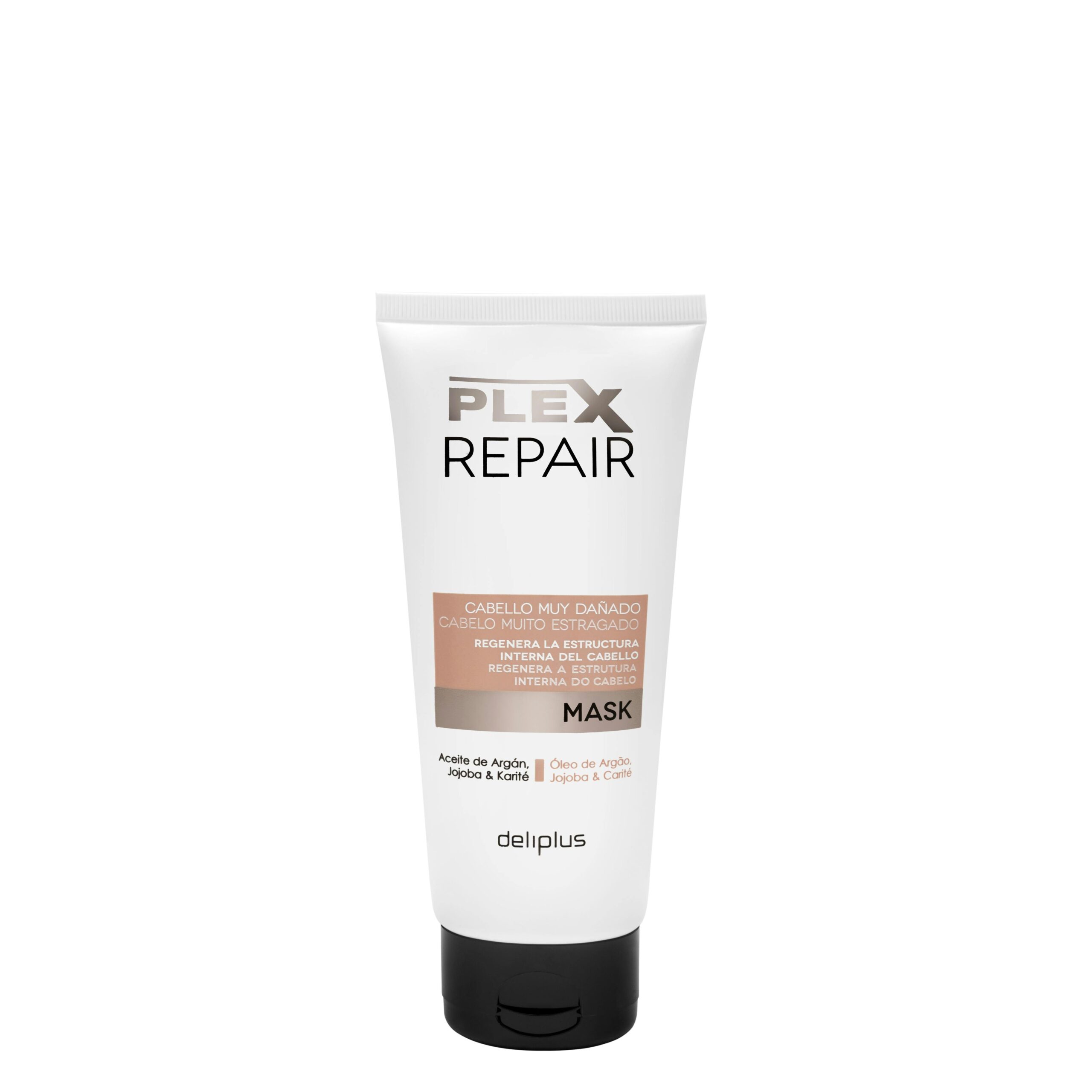 Mascarilla Plex Repair Deliplus cabello muy dañado con aceite de argán, jojoba y karité Mercadona