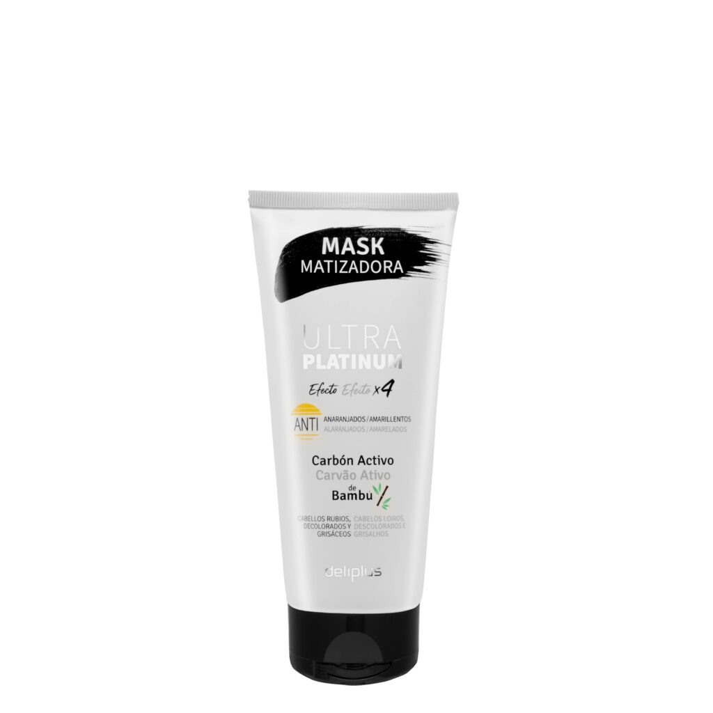 Mascarilla Ultra Platinum Deliplus cabello gris