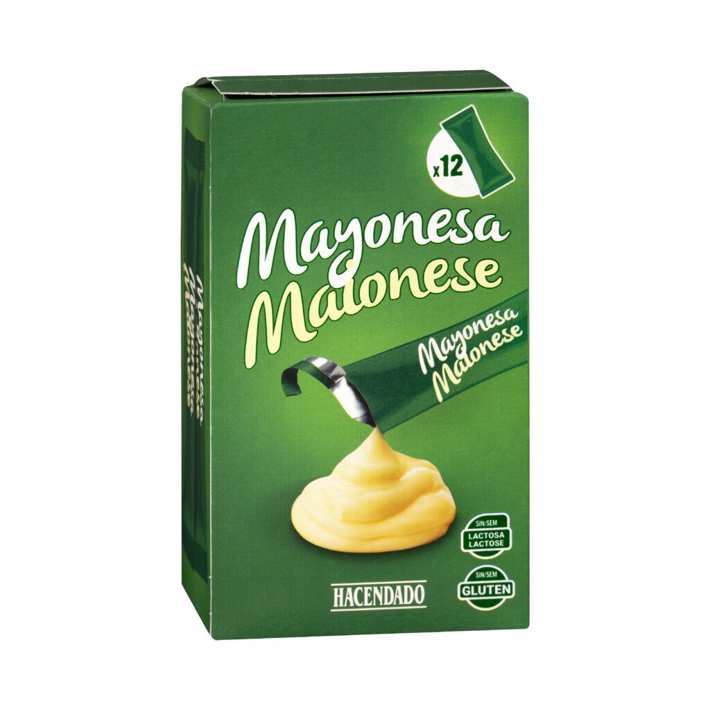 Mayonesa en sobres individuales