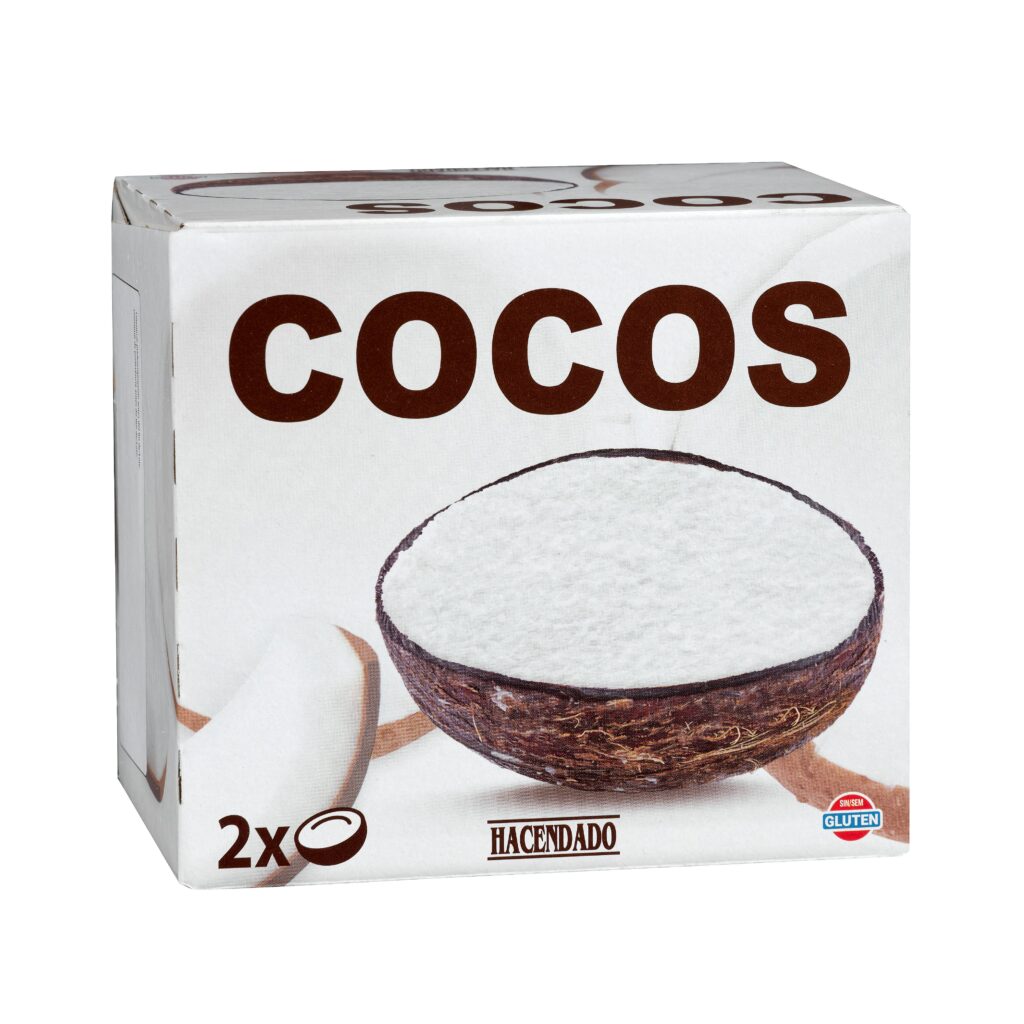 Medios cocos helados Hacendado