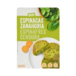 Mini hamburguesas vegetales Hacendado con espinacas y zanahoria Mini hamburguesas vegetales Hacendado con espinacas y zanahoria