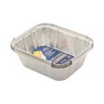 Molde de Aluminio Rectangular 0,5L Alibérico con tapa Molde de Aluminio Rectangular 0